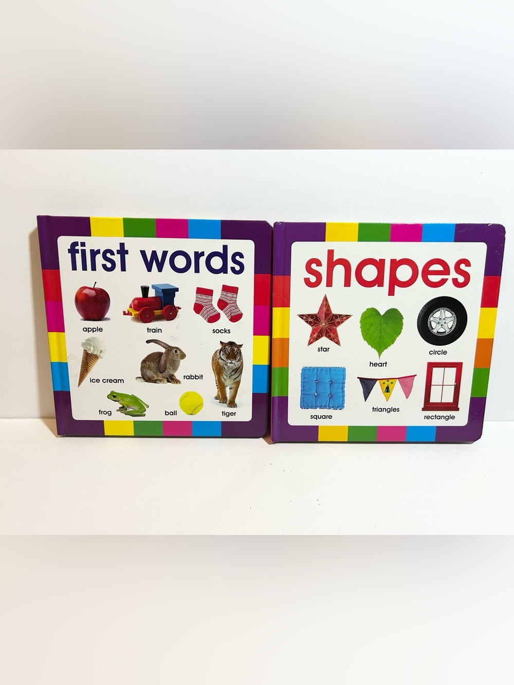 First Words & Shapes Board Book Set